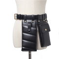 Chic Fanny Pack Women PU Leather Waist Belt Bag Girls Crossbody Bags Disco Waist pack luxury handbags Fashion designer chest bag
